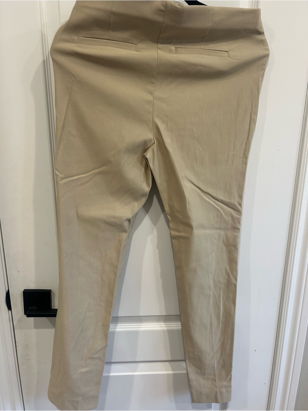 cooper & ella Beige Stretch Ankle Pants